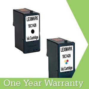 2PK Lexmark 28 18C1528 & Lexmark 29 18C1529  