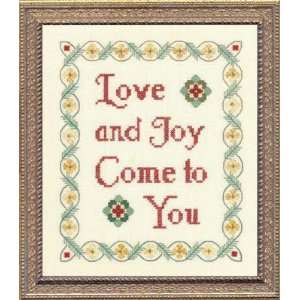  Love & Joy   Cross Stitch Pattern Arts, Crafts & Sewing
