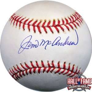  Jim McAndrew Autographed/Hand Signed Official MLB Baseball 
