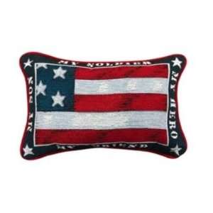  My Soldier, My Friend, My Son Tapestry Throw Pillow