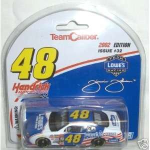 Team Caliber 2002 Jimmie Johnson #48 LOWES Monte Carlo POWER OF PRIDE 