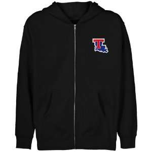  NCAA Louisiana Tech Bulldogs Youth Black Logo Applique 