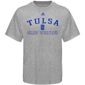 adidas Tulsa Golden Hurricane Ash Practice T shirt  Sports 