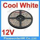 Waterproof Cold White 3528 SMD 300 LED 5M Light Strip for Car Home 