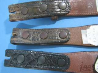 Stallion Leather Goods Hornback Alligator Belt Blk/Brn  