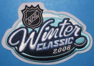 2008 WINTER CLASSIC PATCH PITTSBURGH PENGUINS SABRES  