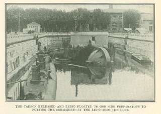 1913 Submarine Boat Testing Cesare Laurenti  