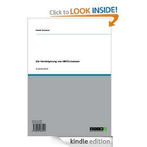 Die Versteigerung von UMTS Lizenzen (German Edition) Daniel Grosman 