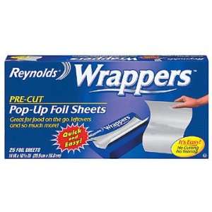  Reynolds Wrapper Pre Cut Pop up Foil Sheets (Pack of 2 