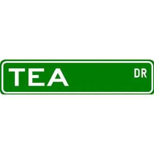  TEA Street Sign ~ Personalized Family Lastname Sign 