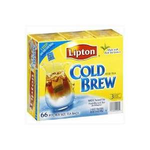 LiptonÂ® Cold Brew Iced Tea Bags   3/4.8oz for 66 pitchers of Tea 