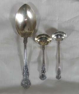 Gorham CAMBRIDGE Sterling Silver Spoon+Ladles,Monogrammed  