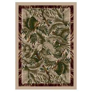  Signature Jungle Fever Pearl Mist Other 2.1 X 7.8 Area Rug 