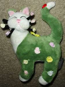 RARE 8 Amy Lacombe WhimsiClay Cat Plush Stuffed CUTE  