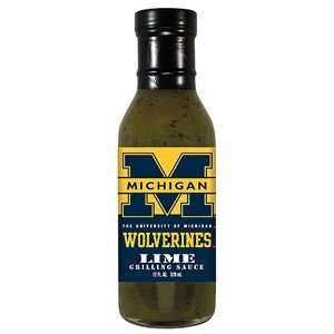  Michigan Wolverines NCAA Lime Grilling Sauce   12oz 