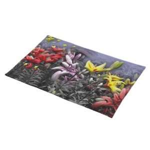  Lilies in The Mist Cloth Placemat