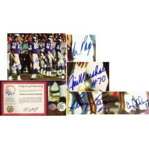 Purple People Eaters Signed Vikings 16x20  Sports 