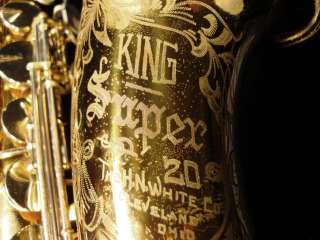 King Super 20 Tenor Saxophone (1961 1962) H.N. White. Original. All 