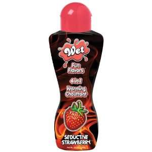  Wet Seductive Strawberry 8.6 Oz   Lubricants and Oils 