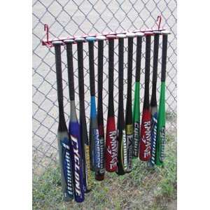  12 Bat Fence Rack