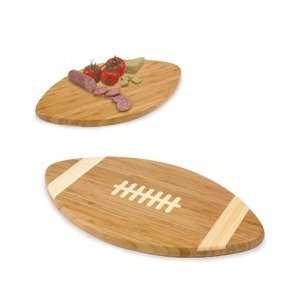  NEW Picnic Time Touchdown Natural Wood cutting board High 