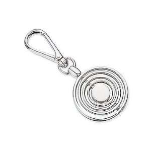  Sterling Silver Kinetic Key Ring Jewelry
