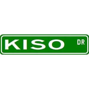  KISO Street Sign ~ Custom Street Sign   Aluminum Sports 