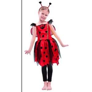  Ladybird Fairy Dress with Wings and Headband Toys & Games