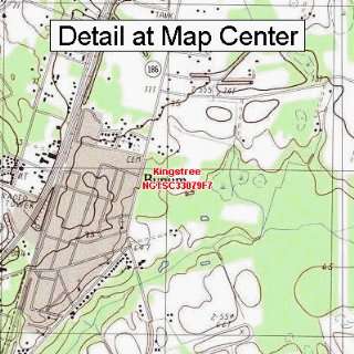  USGS Topographic Quadrangle Map   Kingstree, South 