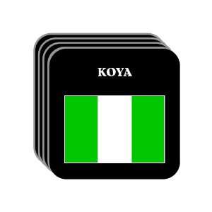  Nigeria   KOYA Set of 4 Mini Mousepad Coasters 