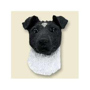  Fox Terrier Black & White Doogie Head 