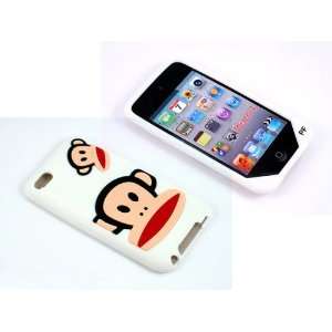  Smile Case Monkey Style White Silicone Full Cover Case for 
