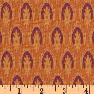  44 Wide Annette Tatum Boho Bindi Orange Fabric By The 