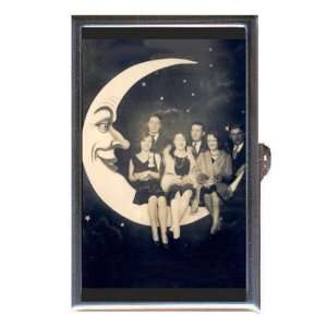  1930s Paper Moon Fun Photo Coin, Mint or Pill Box Made in 