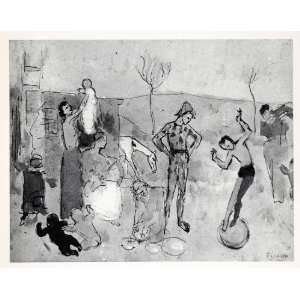 com 1965 Print Pablo Picasso Circus Family Costume Baby Art Abstract 