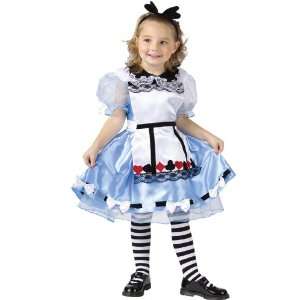  Alice Costume Girl’s Toddler 1T 2T Alice in Wonderland 
