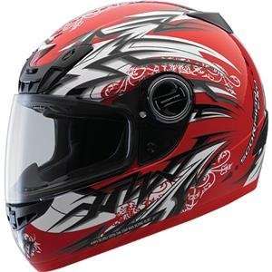  Scorpion EXO 400 Rebel Helmet   Medium/Red Automotive
