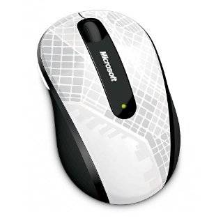  Microsoft Wireless Mobile Mouse 4000   White Electronics