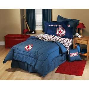   Boston Red Sox Full Bedding Comforter & Sheet Set