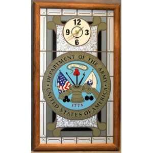  United States Army Glass Wall Clock