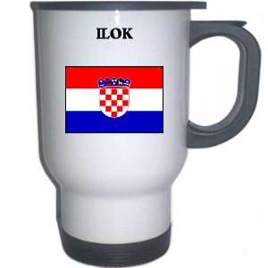  Croatia/Hrvatska   ILOK White Stainless Steel Mug 
