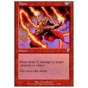    Magic the Gathering   Blaze   Seventh Edition Toys & Games