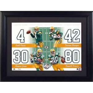  Green Bay Packers Team Unsigned Jersey Numbers Piece 