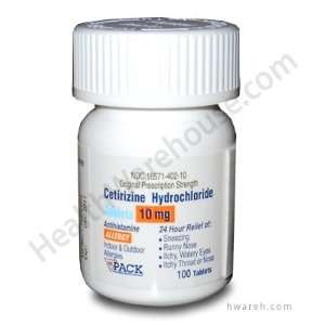  Cetirizine Tablets (10mg)   100 Tablets Health & Personal 