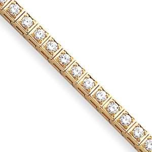  14k 3mm Diamond Tennis Bracelet Mounting Jewelry