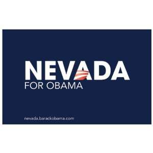  Barack Obama   (Nevada for Obama) Campaign Poster 17 x 11 
