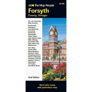   The Map People 307345 Forsyth County GA Pocket Map