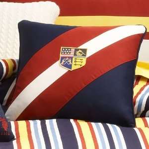  U.S. POLO ASSN. Sport Stripe Square Decorator Pillow