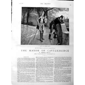  1886 Illustration Story Mayor Casterbridge Henchard