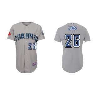  Toronto Blue Jays #26 Adam Lind Grey 2011 MLB Authentic 